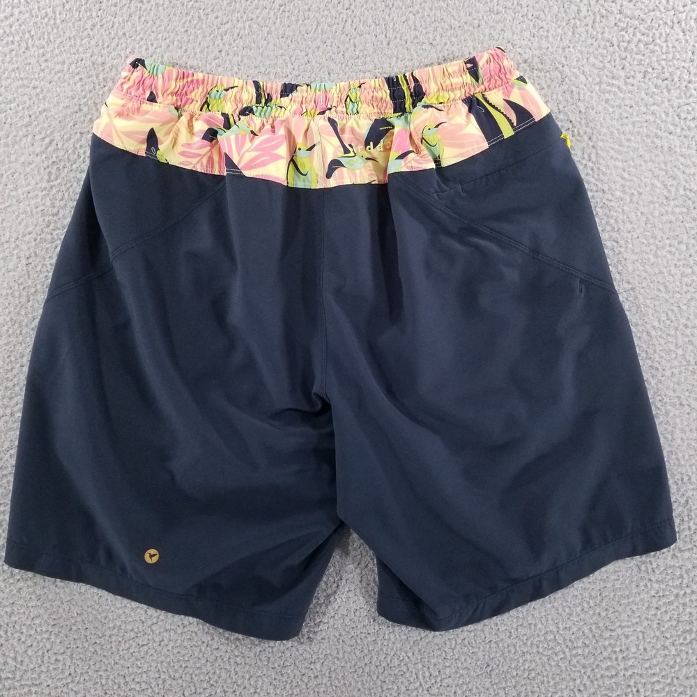 Birddogs Shorts Mens XL Long Hawaiian Performance Athletic Lined Gym Training